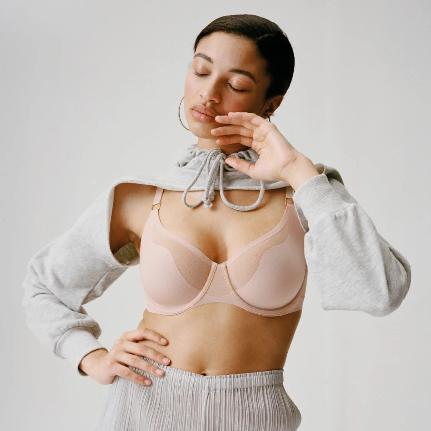 Бюстгальтер Chantelle Pure Light на кісточках непрозорий, фото №4