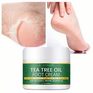 Крем для ног Увлажняющий против трещин с маслом чайного дерева и мочевиной 50 мл 1 шт. synthetic.ua - Фото 1