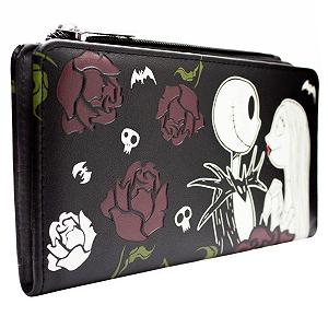 Кошелек The Nightmare Before Christmas Jack and Sally We're Simply Meant to Be Черный, черный, клатч - Фото 1