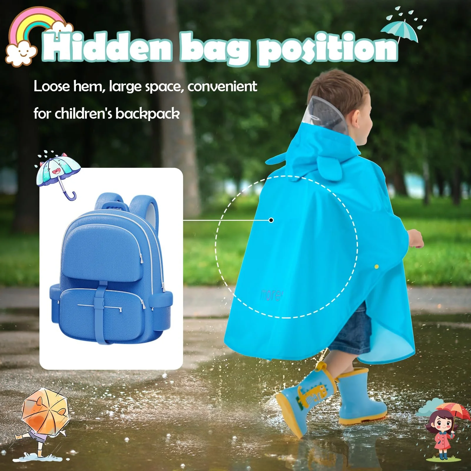 Дощовик JTENG Дитячий, фото №5