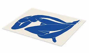 Постер Henri Matisse Blue Nude 60 x 80 см Синий synthetic.ua - Фото 1