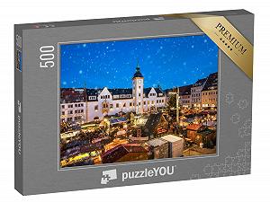 Пазл puzzleYOU German Puzzle Collection Traditional Christmas Market in Freiberg 500 элементов - Фото 1