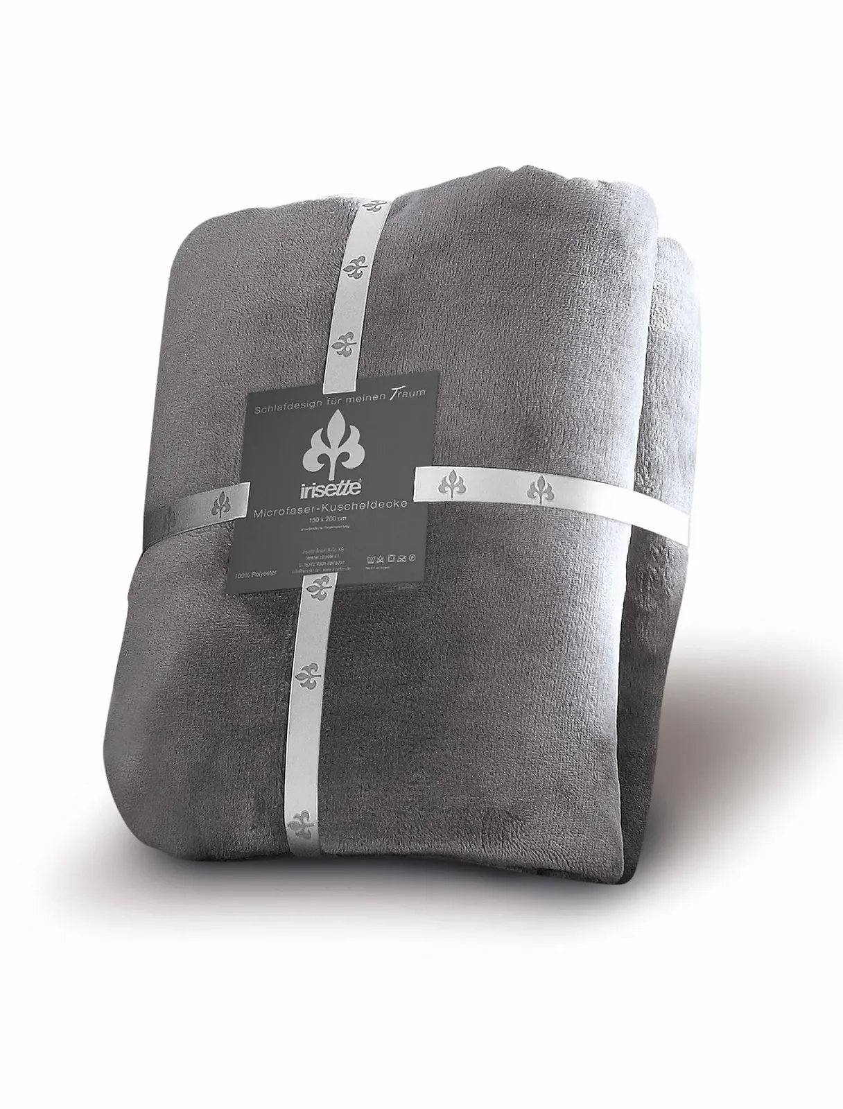 Покривало Irisette Castel Мікрофібра 150 x 200 см Сірий 12, фото №1