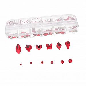 Стразы для ногтей Healeved, разные цвета - Фото 1