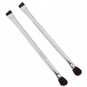 Набір кистей для брів Raffaello Ultra Thin - 3 шт, скошені кисті для точного підведення очей для фарбування брів, синтетична щетина - Фото 1