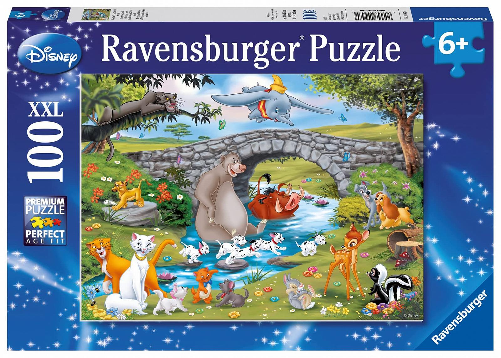 Пазл Ravensburger Disney Animal Friends 128091 100 элементов, фото №1 Пазл Ravensburger Disney Animal Friends 128091 100 элементов, фото №1