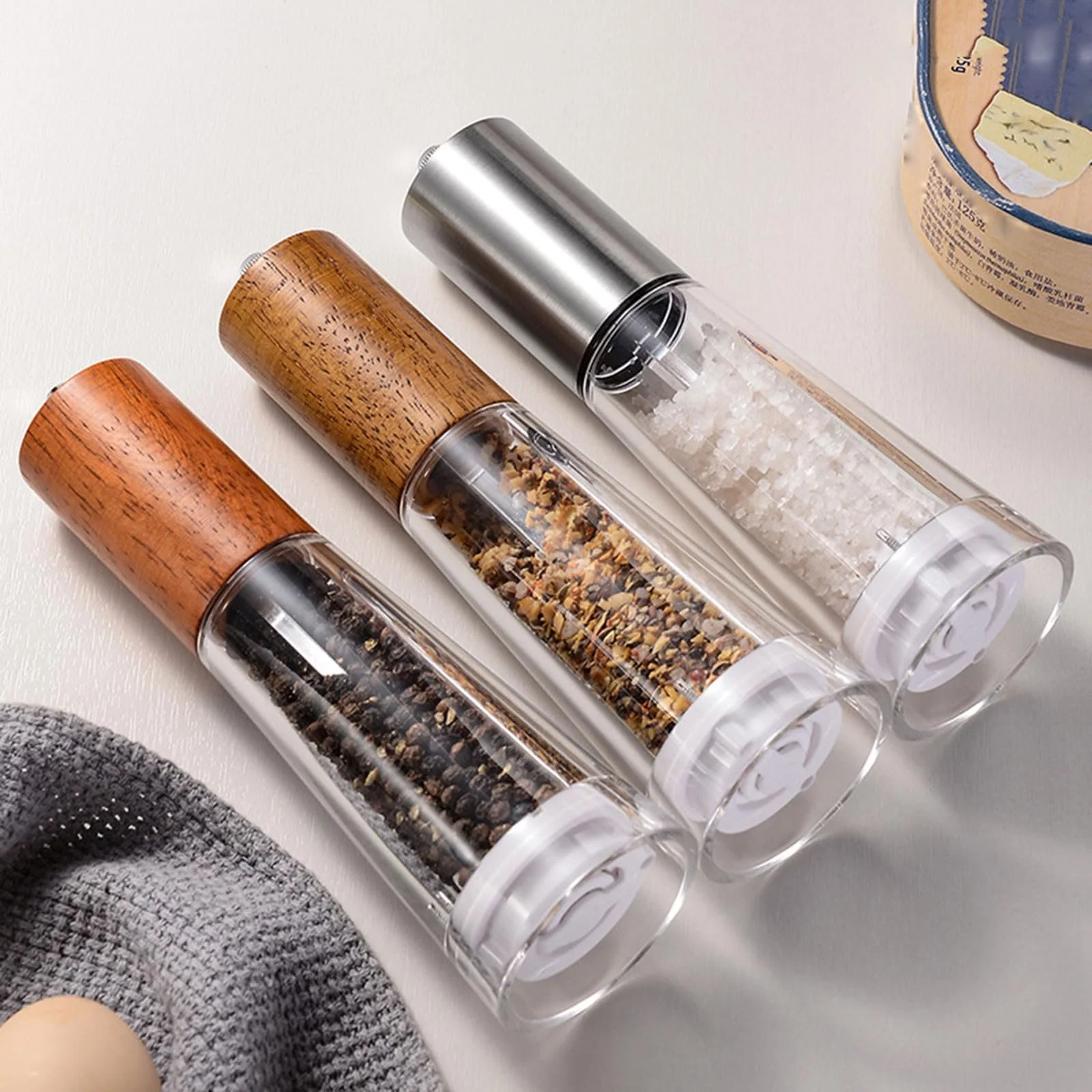 Млин Акрил Регульований Інструмент для помелу спецій, фото №9