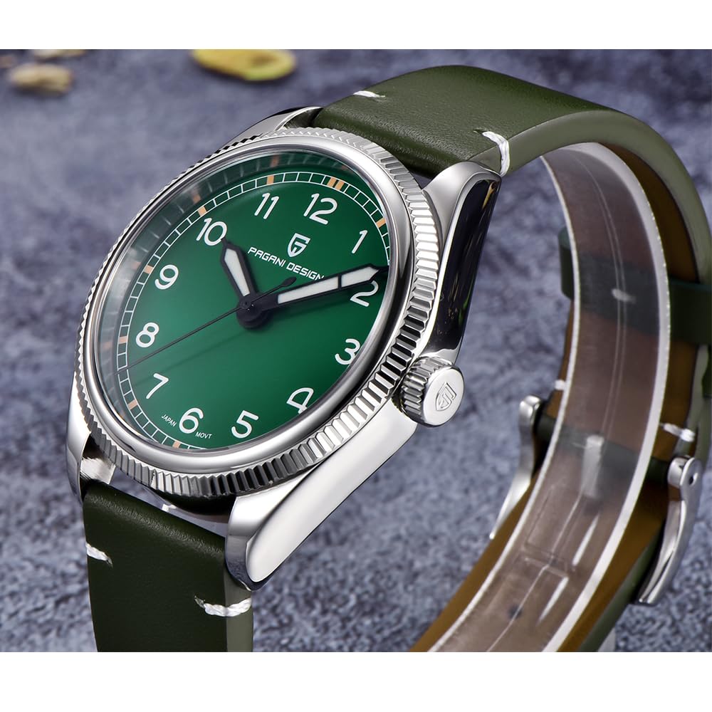 Годинник Pagani Design PD-1765 Чоловічий Кварцовий Японський VH31 316L Нержавіюча сталь 100M Сапфірове скло Шкіряний Люмінесцентний Водонепроникний, фото №5 Годинник Pagani Design PD-1765 Чоловічий Кварцовий Японський VH31 316L Нержавіюча сталь 100M Сапфірове скло Шкіряний Люмінесцентний Водонепроникний, фото №5