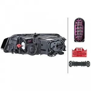 Фара головного світла HELLA 1EX 011 496-521 для AUDI VW, права synthetic.ua - Фото 1