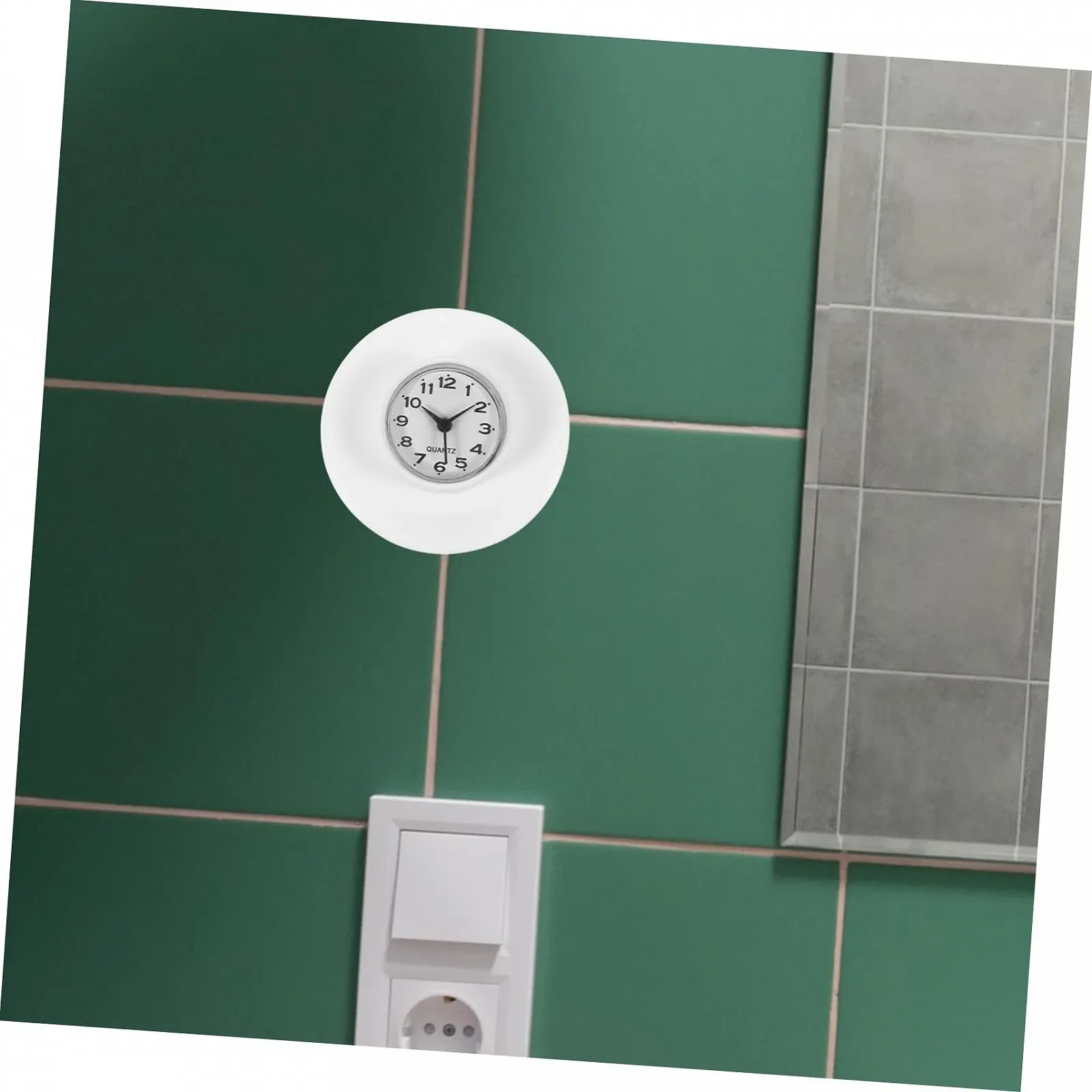 Годинник PartyKindom настінний/настільний для ванної кімнати з присоскою, фото №3 Годинник PartyKindom настінний/настільний для ванної кімнати з присоскою, фото №3