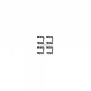 Комплект комплектуючих гальмівних колодок METZGER 109-1735 передній міст - Фото 1