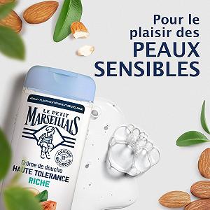 Крем-гель для душа Le Petit Marseillais High Tolerance с органическим миндальным маслом для очень сухой и чувствительной кожи, 400 мл synthetic.ua - Фото 1