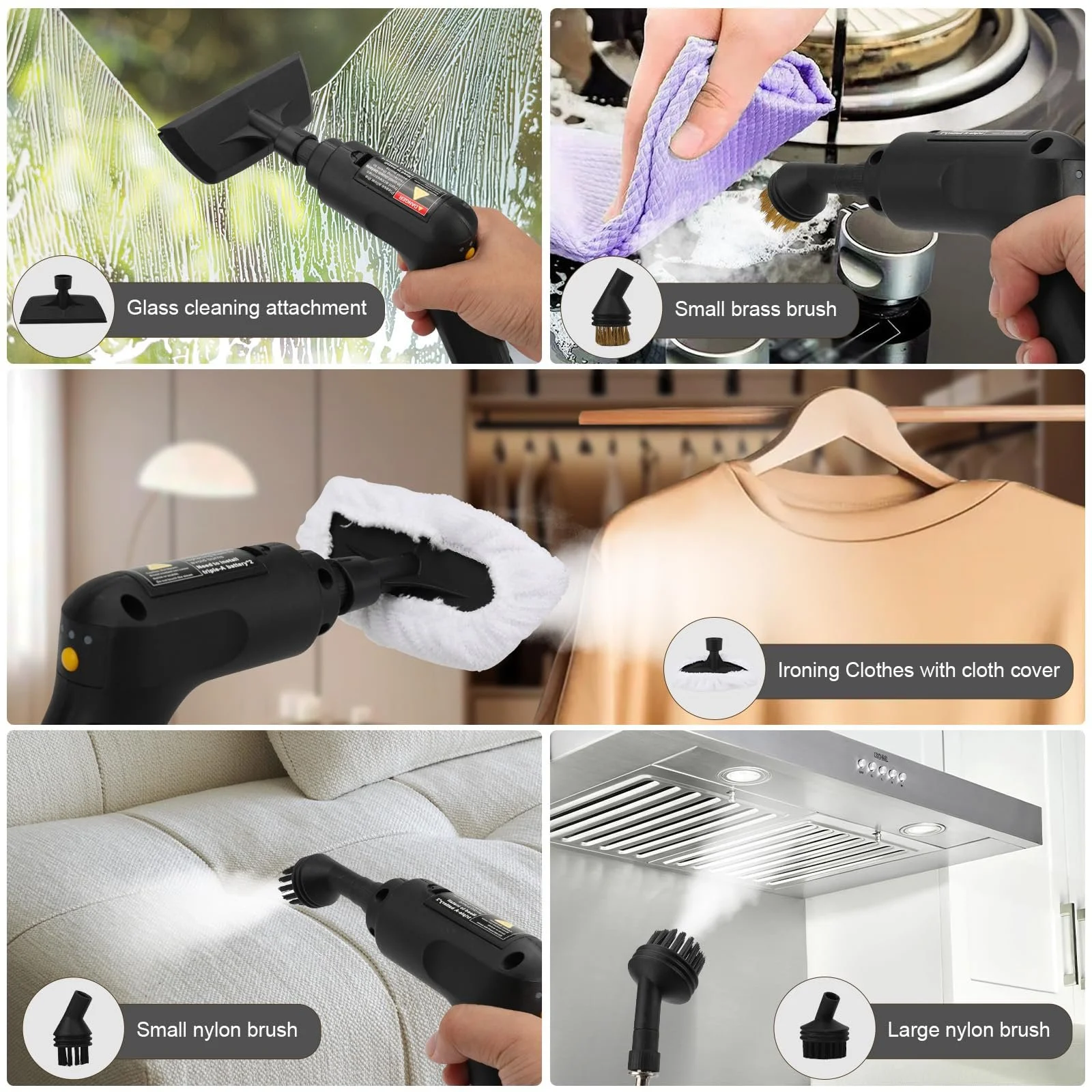 Ручний пароочисник для шпалер 2500 Вт 1.4 л 105 °C 3 бар, фото №6 Ручний пароочисник для шпалер 2500 Вт 1.4 л 105 °C 3 бар, фото №6