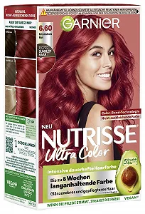 Фарба для волосся Garnier Nutrisse Intensive Nourishing Colour 6.60 SENSA, Intensive Red - Фото 1