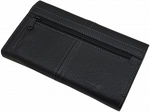 Гаманець зі шкіри буйвола великий Myledershop MJ-Design-Germany з RFID & NFC захистом, чорний synthetic.ua - Фото 1