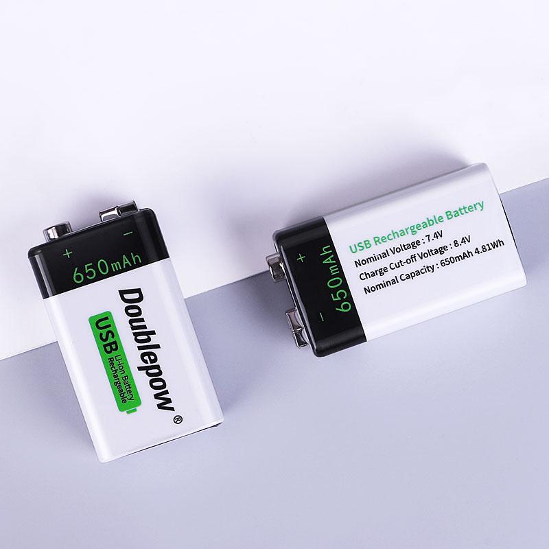 Аккумулятор крона 9v 650 mAh с USB ЮСБ в металлоискатель gp pointer md4030 для поинтера, фото №4