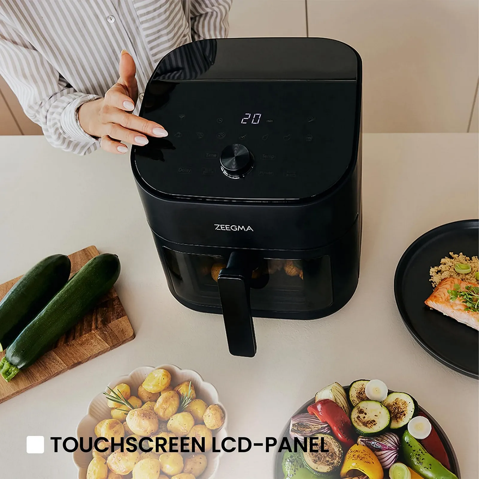 Мультипіч ZEEGMA KNAPPER CHEF 6.5 л 1600 Вт 9 програм, фото №6 Мультипіч ZEEGMA KNAPPER CHEF 6.5 л 1600 Вт 9 програм, фото №6