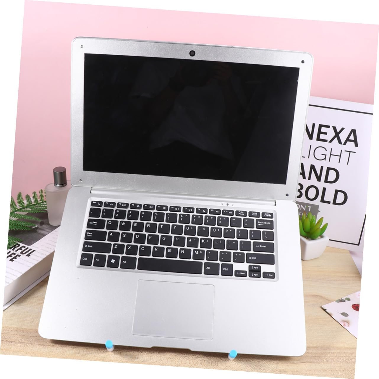 Підставка для ноутбука складана Operitacx алюмінієва, регульована по висоті, легка та стабільна, вентильована, фото №6