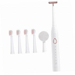 Електрична звукова зубна щітка Beaupretty 1Satz із функцією очищення обличчя Бездротове заряджання - Фото 1