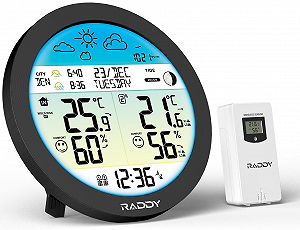 Купить Беспроводная метеостанция Raddy DT7 Черная - Фото 1 Беспроводная метеостанция Raddy DT7 Черная - Фото 1