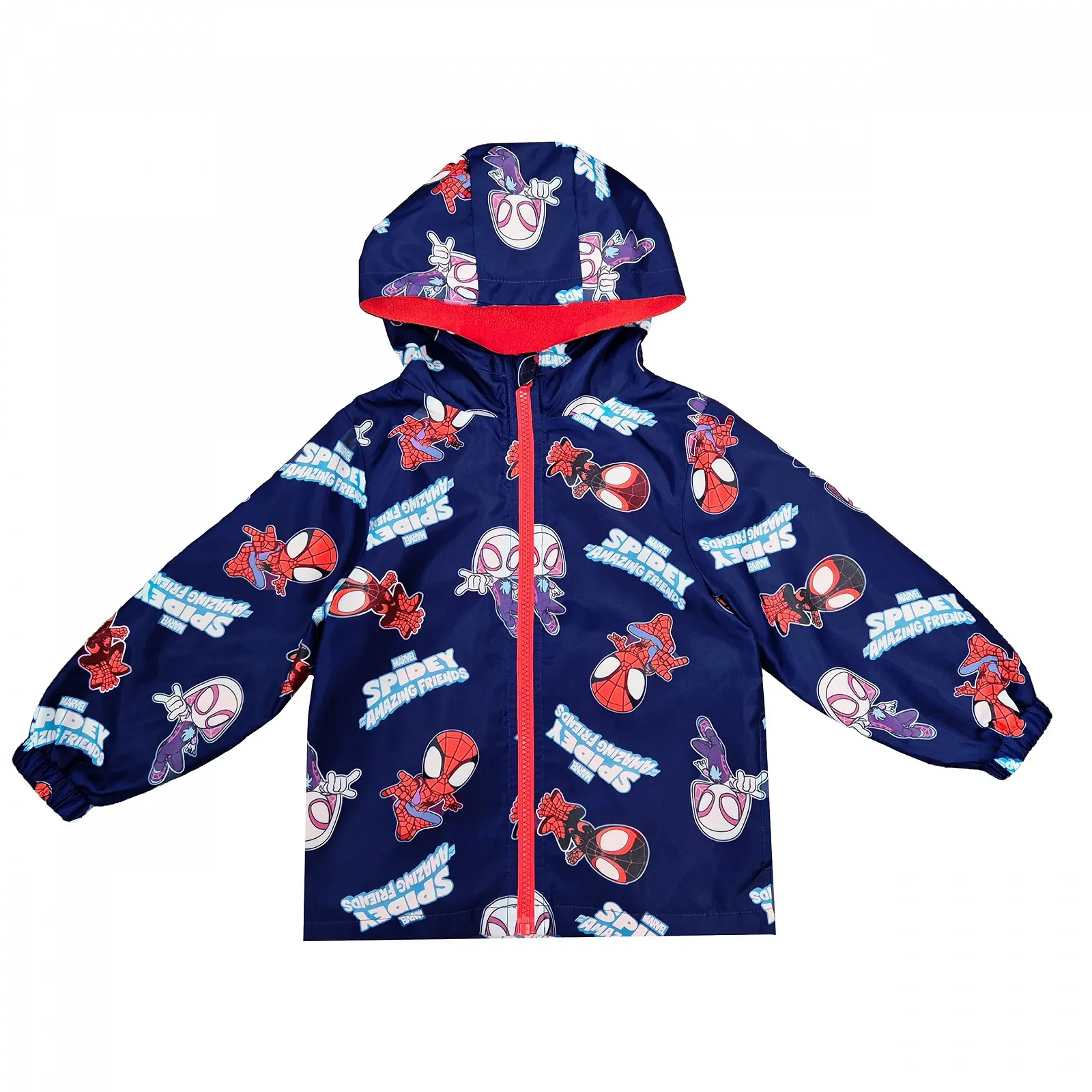 Куртка дощовик з капюшоном Marvel Spidey Spiderman для хлопчиків, фото №1 Куртка дощовик з капюшоном Marvel Spidey Spiderman для хлопчиків, фото №1