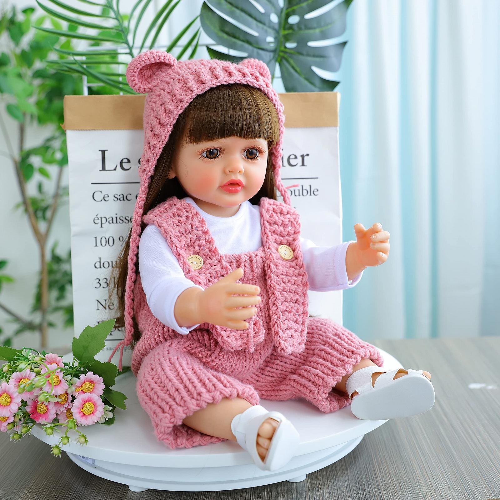 Кукла Binxing Yts Reborn Baby 55 см Мягкий Силиконовый Винил 22 Дюйма Реалистичная Новорожденная Кукла Магнитный Рот Ручная Работа, фото №5