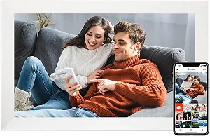 Цифровая фоторамка Frameo 15.6 дюйма WiFi 1920 x 1080 IPS FHD Touch 32GB Белая - Фото 1