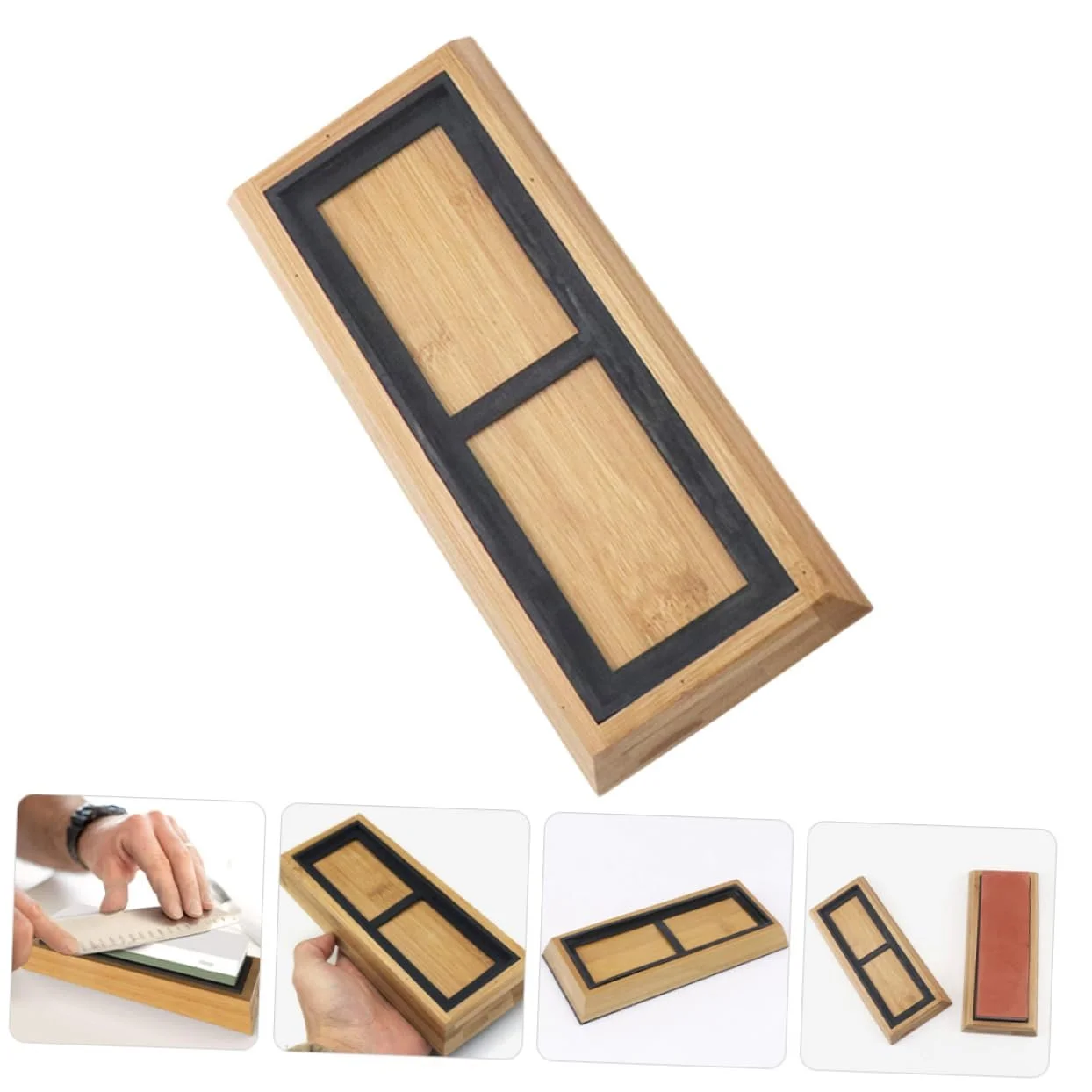 Тримач для точильних каменів GLEAVI Набір 2 шт регульований нековзний з гумовим кільцем, фото №9