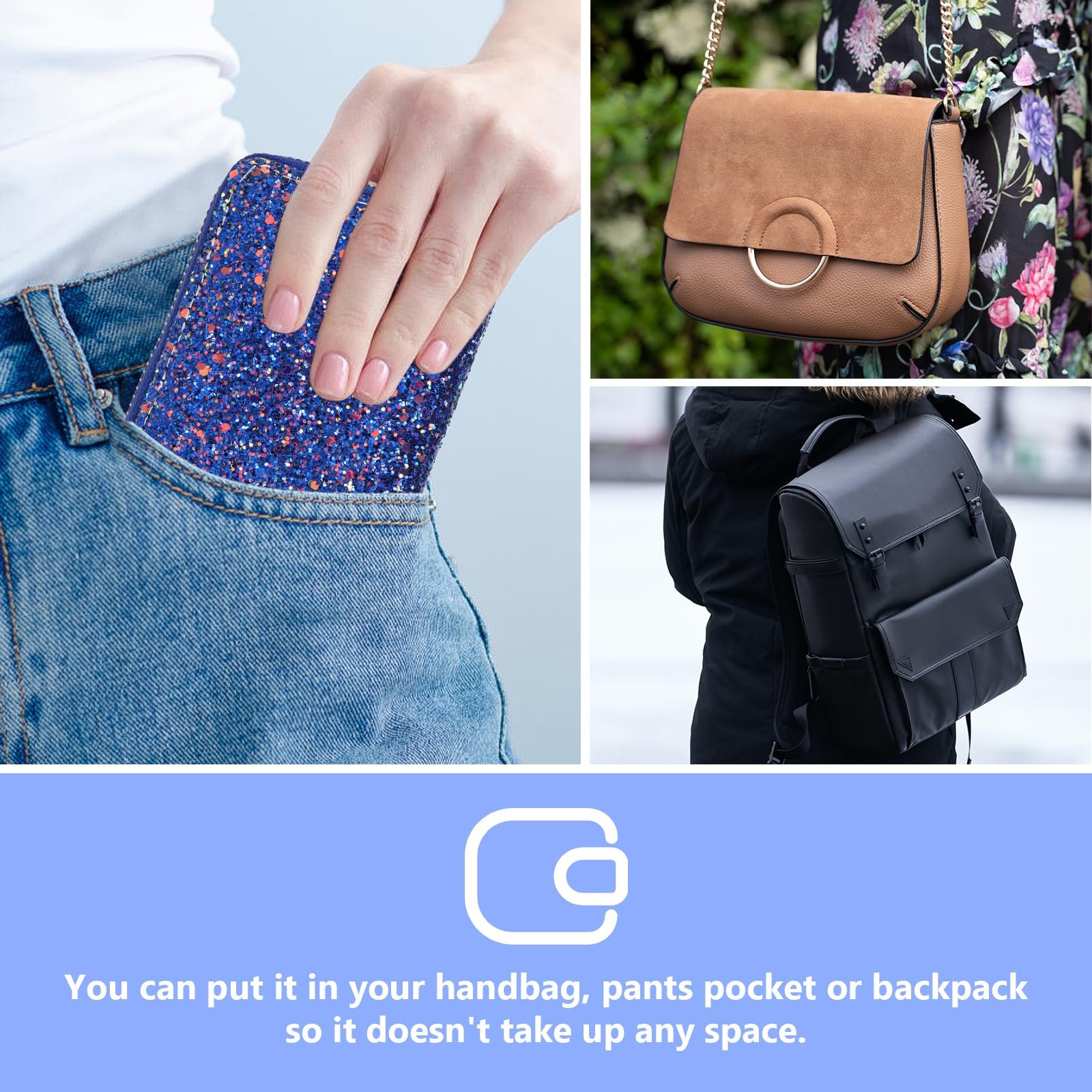 Кошелек PACKOVE Блестящий для девочек-подростков, кожаный, мини, разные цвета 4, модный, фото №8