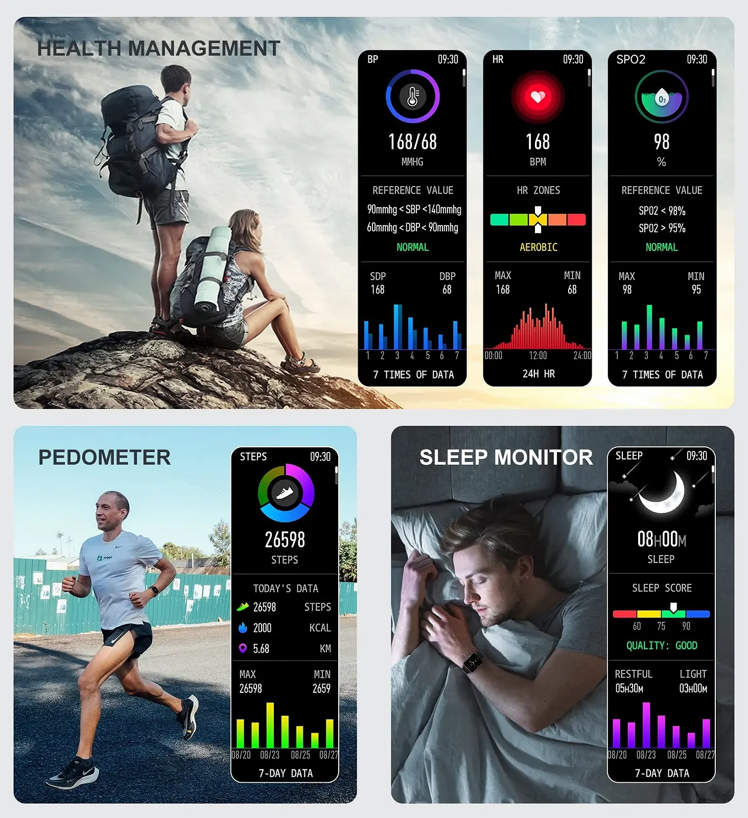 Смарт-годинник Iaret, 1,7-дюймовий сенсорний екран, фото №3 Смарт-годинник Iaret, 1,7-дюймовий сенсорний екран, фото №3