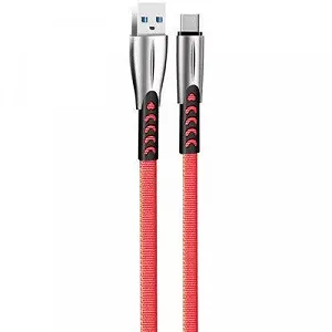 Дата кабель USB 2.0 AM to Type-C 1.0m zinc alloy red ColorWay (CW-CBUC012-RD) - Фото 1