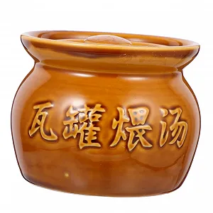 Кастрюля-вок керамическая Коричневая Антипригарная Коричневая/Черная - Фото 1