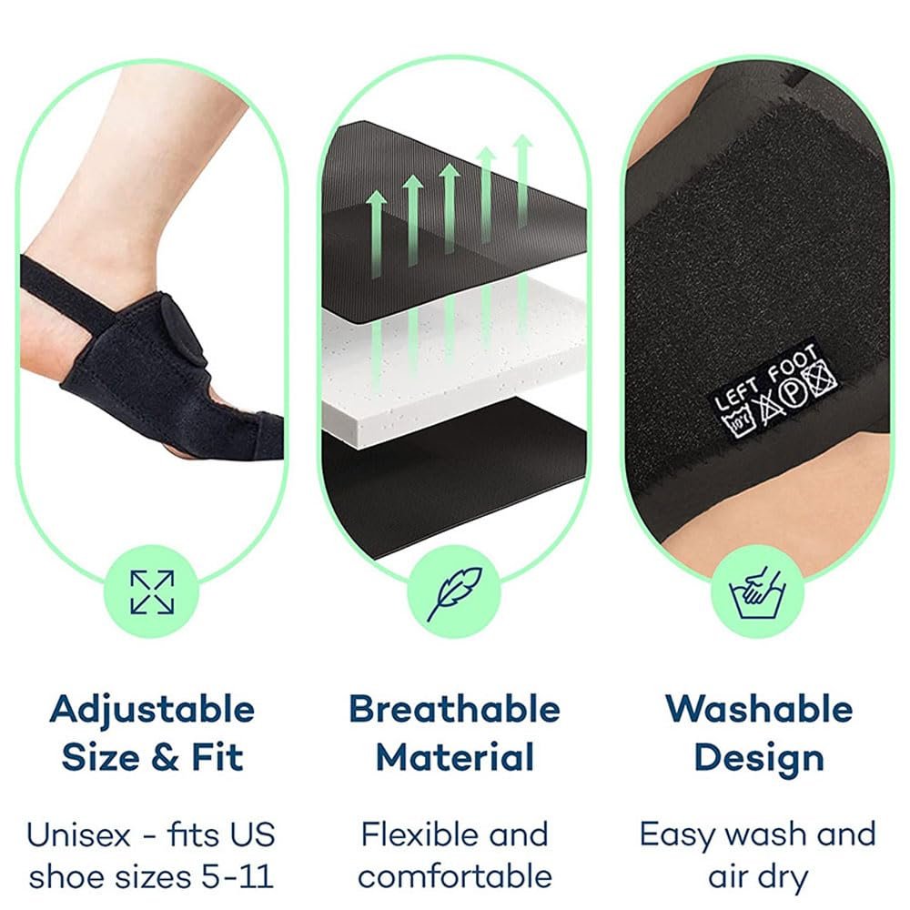 Шина для корекції Hallux Valgus 2 шт. Регульований коректор вальгусної деформації, фото №5