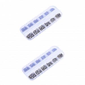 Стрази STOBOK 6720 шт. Плоскі круглі кристали - Фото 1