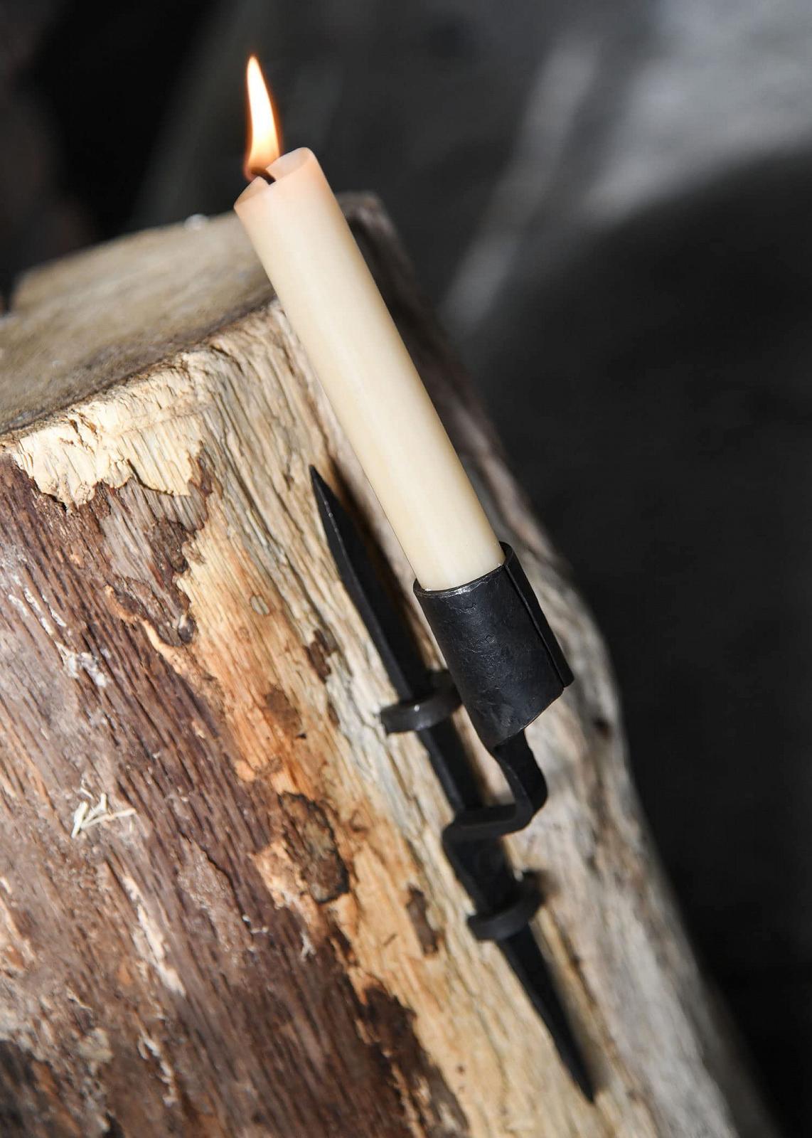 Свічник Ulfberth Mittelalterlicher Wandleuchter II канделябр залізний, фото №3