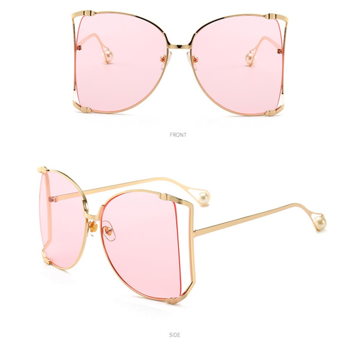 Сонцезахисні окуляри Круглі PACKOVE 2St Модні кольори, фото №2