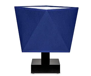 Настільна лампа DIALN2BLD дерев'яна ретро синя synthetic.ua - Фото 1