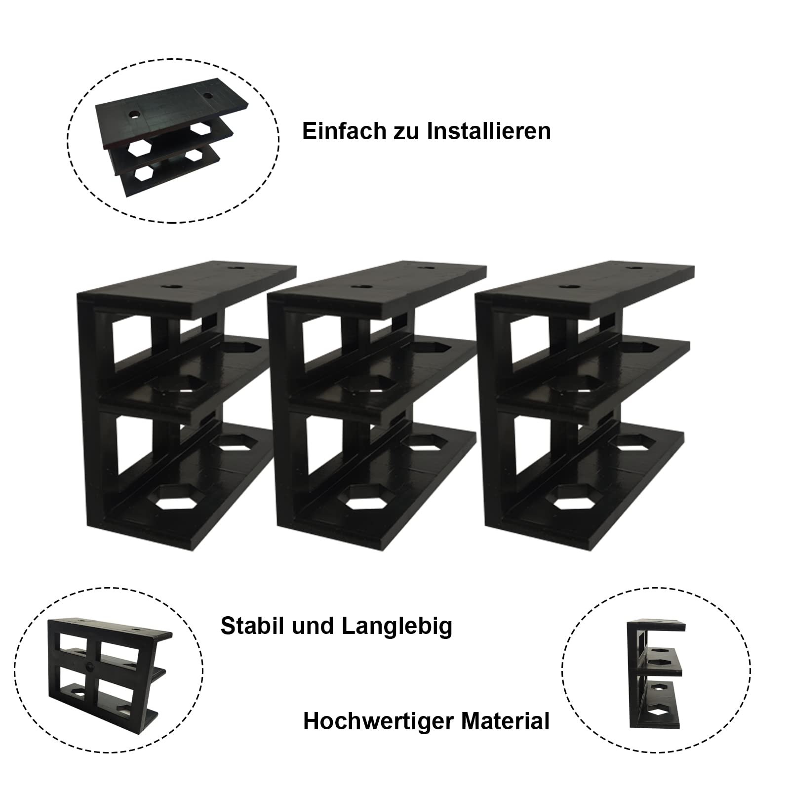 Кронштейн для ноутбука PIAOLGYI Під стіл для Notebook MacBook Сумісний з 2 шт 0-30 мм Двошаровий пластик (3 шт в упаковці), фото №7 Кронштейн для ноутбука PIAOLGYI Під стіл для Notebook MacBook Сумісний з 2 шт 0-30 мм Двошаровий пластик (3 шт в упаковці), фото №7