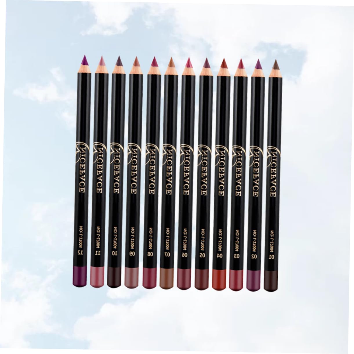 Набор Healvian 24 Stk Lipliner Eyeliner Lippenstift-Design Lippenkonturenstifte Бамбук, фото №2 Набор Healvian 24 Stk Lipliner Eyeliner Lippenstift-Design Lippenkonturenstifte Бамбук, фото №2