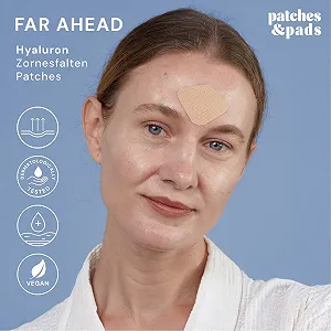 Пластирі Anger Wrinkle з бавовни з гіалуроновою кислотою, 60 штук synthetic.ua - Фото 1