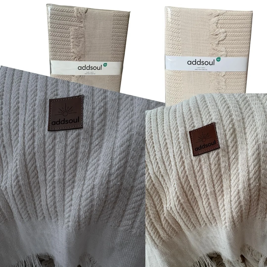 Покрывало ADDSOUL Cairo 170 x 220 см Пике Комплект Одеяло Oeko Tex 100% Хлопок Песочный, фото №8