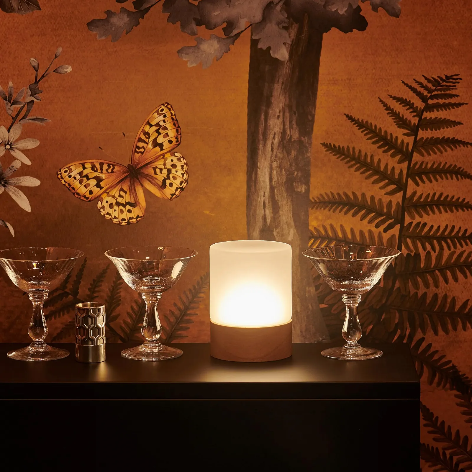 Настільна лампа Omniance Elara LED Акумуляторна Бездротова з пультом ДК 1 лампа 2 джерела світла, фото №5