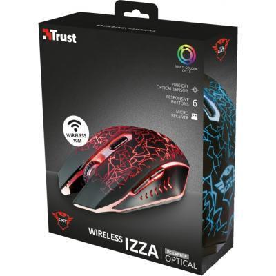 Компьютерная мышь Trust GXT 107 Izza Wireless Optical Gaming Mouse 23214, фото №7