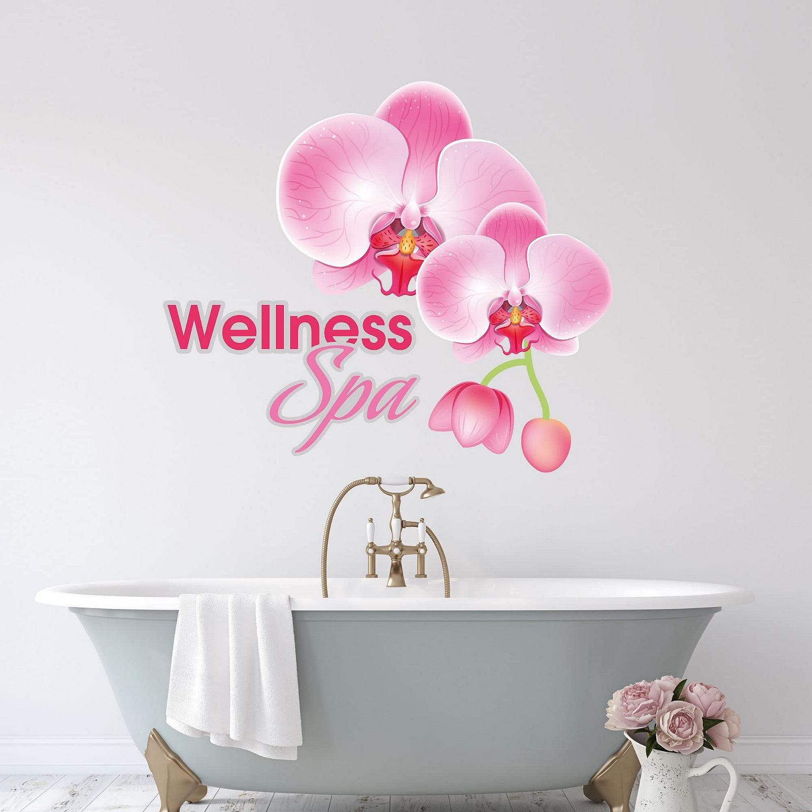 Наклейка на стіну GRAZDesign Orchid Wellness Spa 34 x 30 см, фото №3