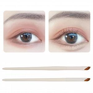 Набір професійних пензлів для макіяжу Eyeliner 2 шт. скошений ультратонкий synthetic.ua - Фото 1
