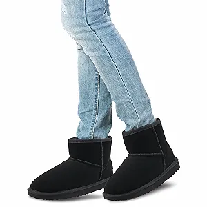 Ботинки Shenduo мужские зимние водонепроницаемые с коротким голенищем кожаные synthetic.ua - Фото 1