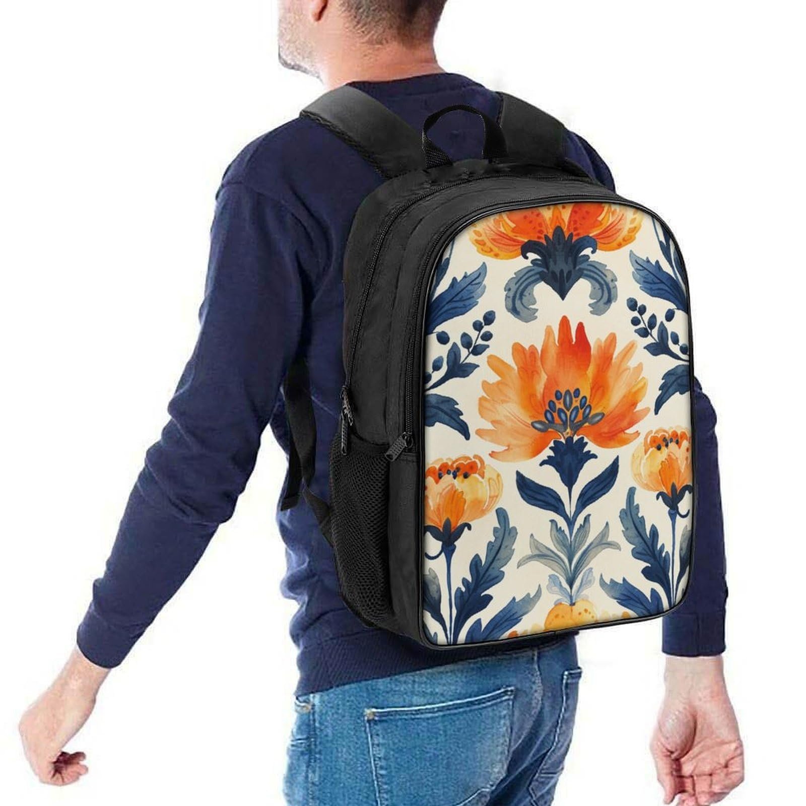 Рюкзак DPEOANEBN Flower 3D, дитячий, великий, для дівчаток, шкільний, подарунки, 40x28x16 см, фото №5