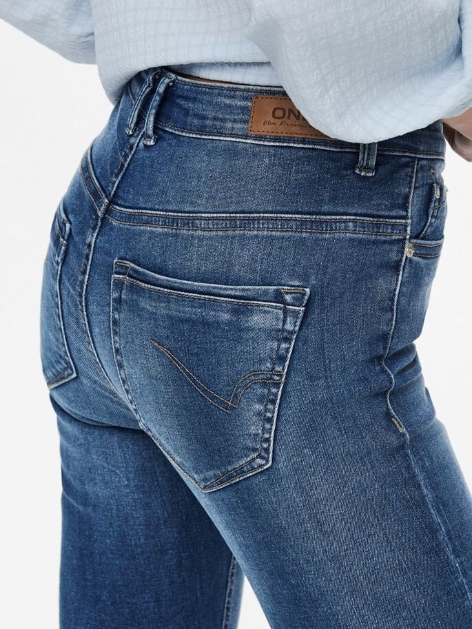 Джинси ONLPAOLA LIFE HW FLARED AZG0007 NOOS 15219219-Medium Blue Denim ONLY Синій  L, фото №4