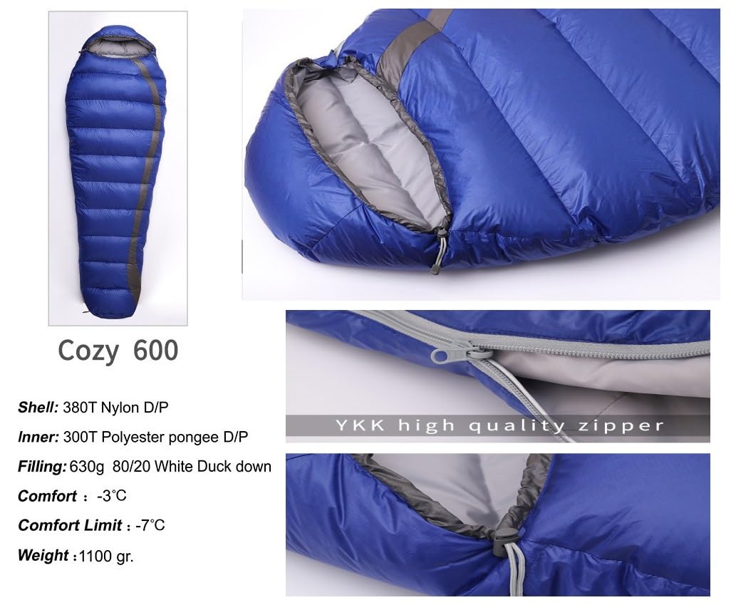 Спальный мешок Down Ultralight 1100 г Portable Lightweight Winter Outdoor Camping Hiking, фото №2