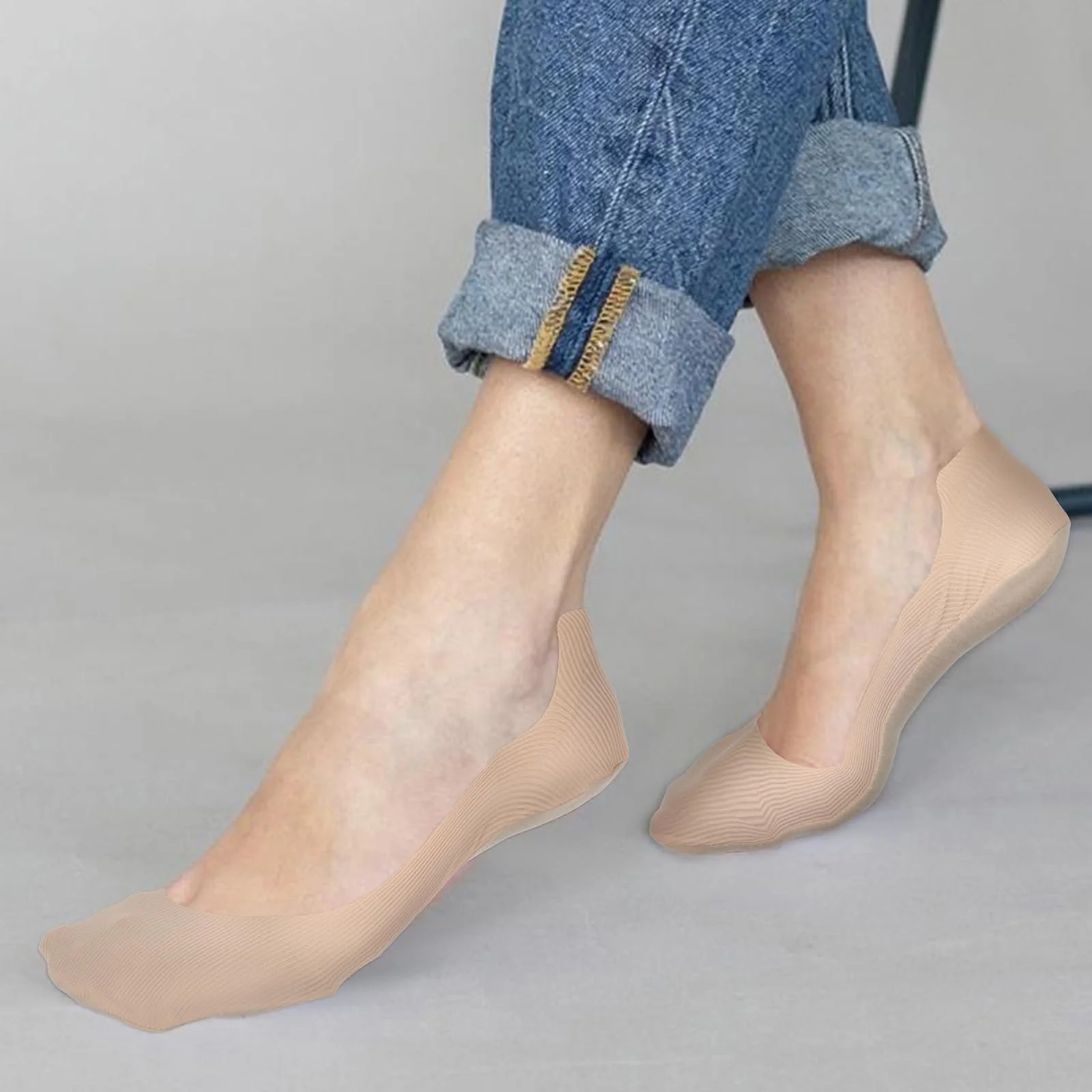 Комплект шкарпеток (6 пар) Жіночі Тонкі шкарпетки-слідки для кросівок, фото №5 Комплект шкарпеток (6 пар) Жіночі Тонкі шкарпетки-слідки для кросівок, фото №5